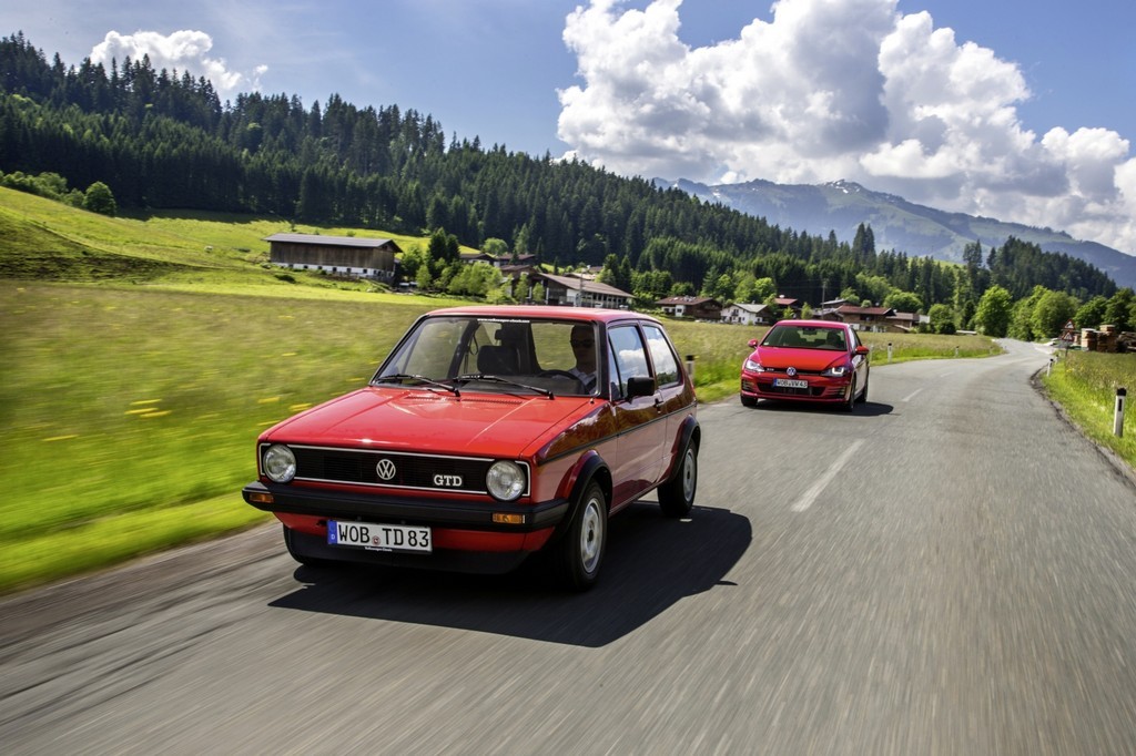 Volkswagen Golf 1er. Copyright ampnet