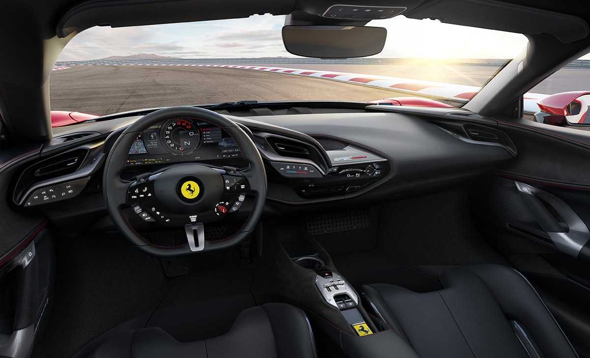 Ferrari SF90 Stradale Cockpit © FCE Media