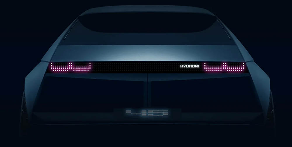 Rendering Elektrofahrzeug ‘45’. Foto Hyundai