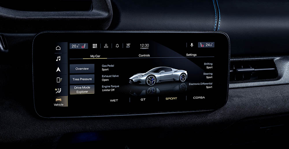 Display Maserati MC20. Foto © Maserati