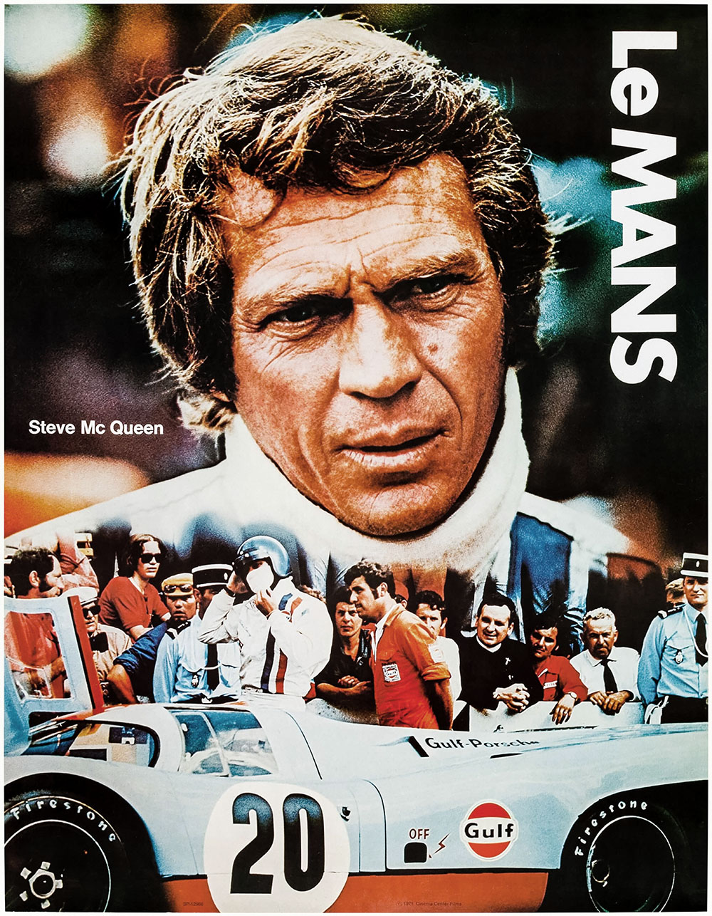 Steve McQueen Le Mans Filmplakat. Image Credit BFA Alamy Stock Photo