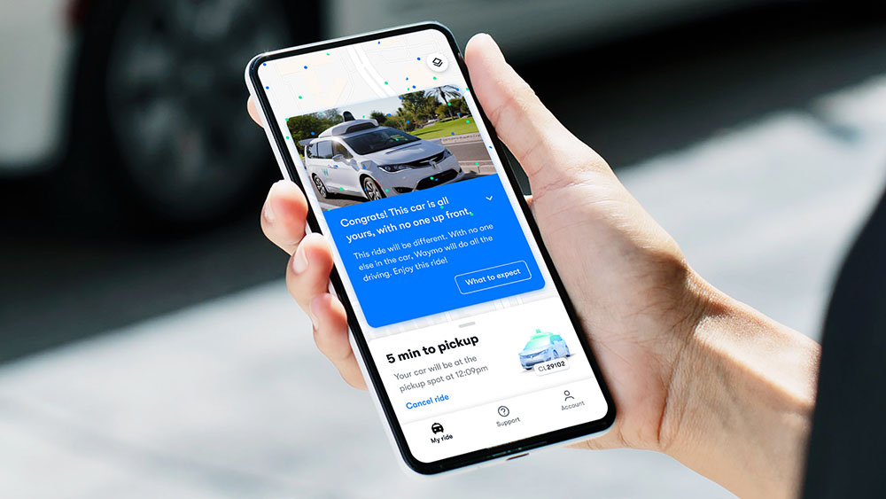 Waymo One App. Foto Waymo