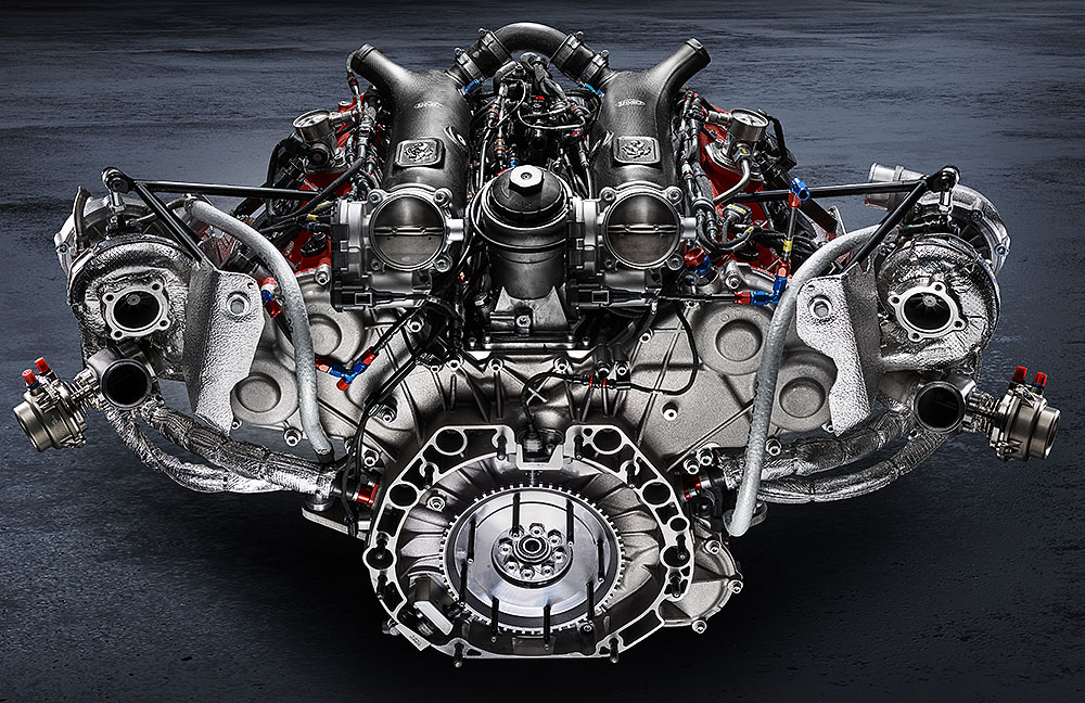 Ferrari 488 GT Modificata: geballte Power im Twin-Turbo-V8. Foto Ferrari