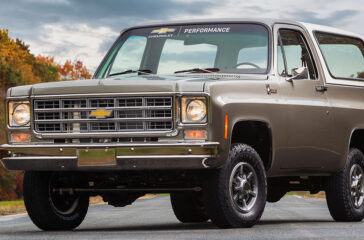 Chevrolet will showcase a 1977 K5 Blazer converted to all-electr