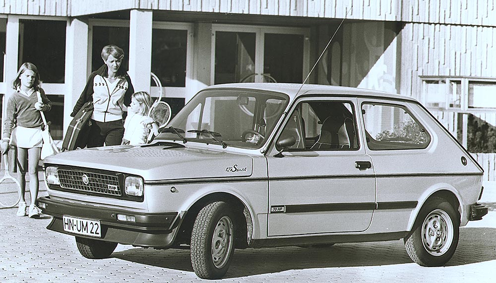 1978 stellte Fiat die sportlichen Version 127 Sport 70 HP vor.