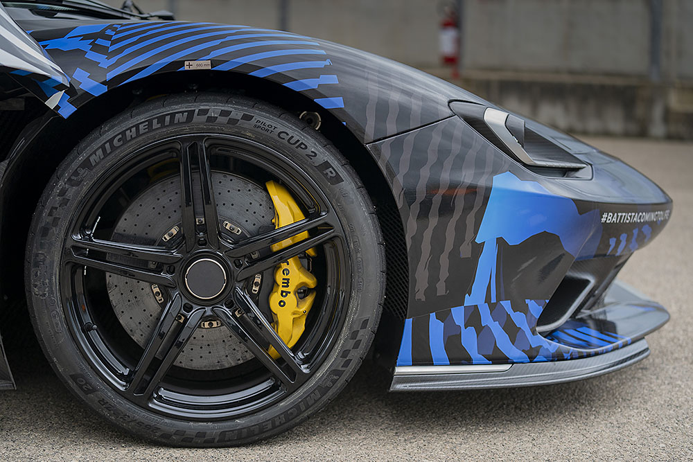 Die Bremsen sind großzügig dimensioniert. Foto: Pininfarina