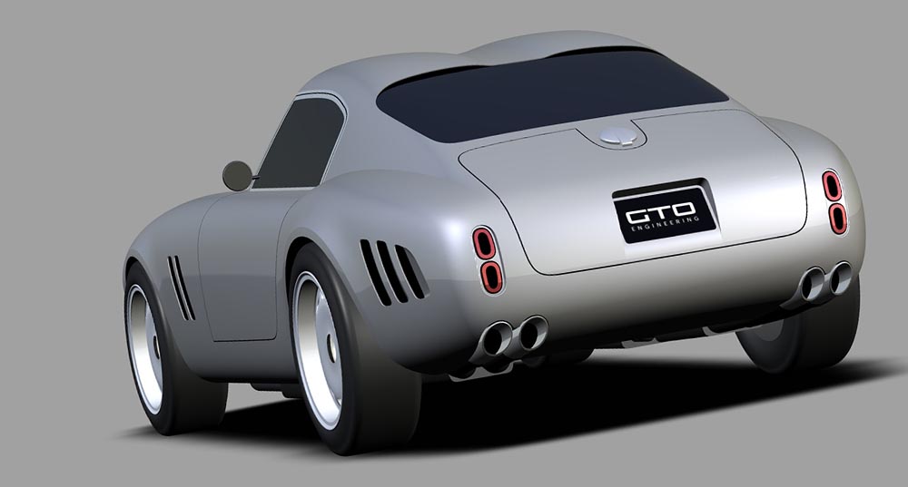 Bislang existiert der GTO Moderna nur als Computerretusche. 