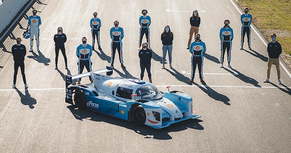 Forze Hydrogen Racing: Das Studenten-Team aus Delft (NL) mit dem Forze IX.