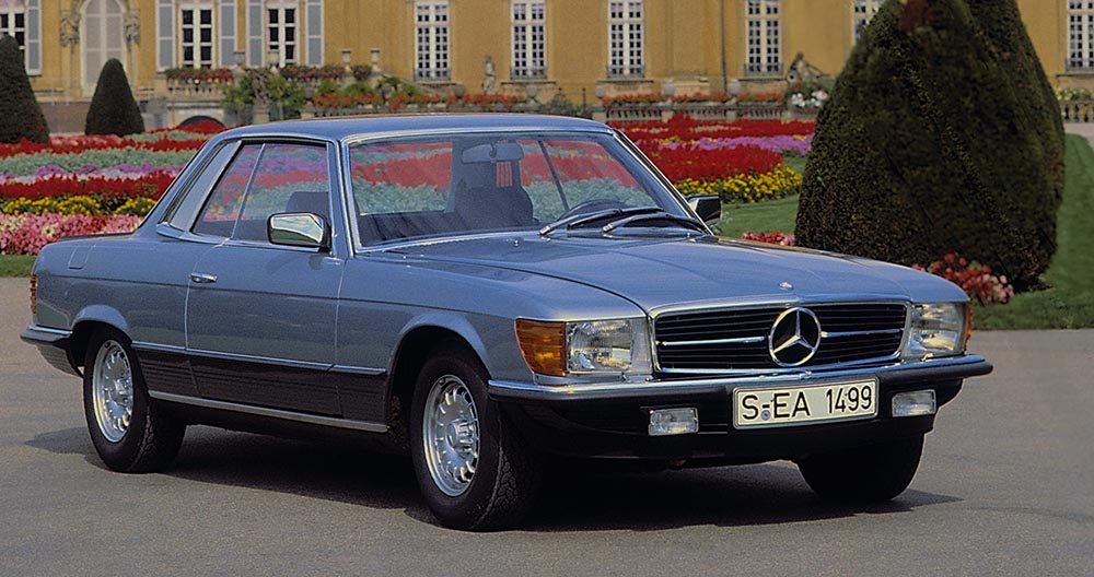 Mercedes-Benz Coué 500 SLC Baureihe C107 ab 1980.