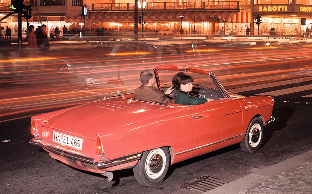 Der NSU Wankel Spider basierte auf dem Sport Prinz.