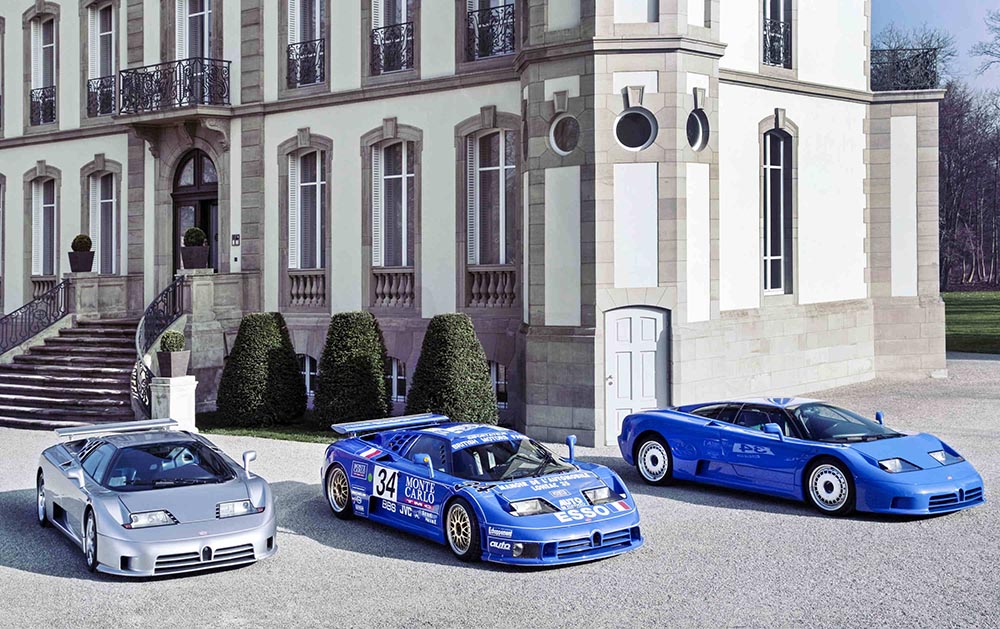 Mitte der 90er-Jahre war Bugatti auch im Motorsport engagiert. 