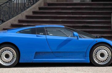 Auch heute kann sich der Bugatti EB 110 durchaus sehen lassen.