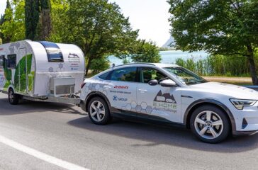 Rein elektrisch unterwegs auf dem Weg von Isny nach Riva am Gardasee