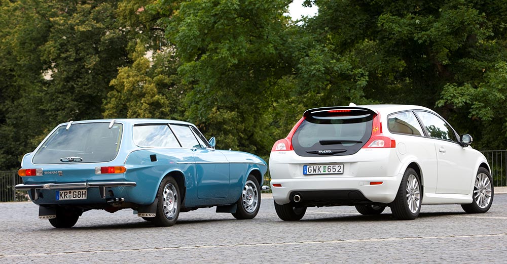 2006 versuchte Volvo mit dem C30 optisch eine Brücke zum 1800 ES zu schlagen.