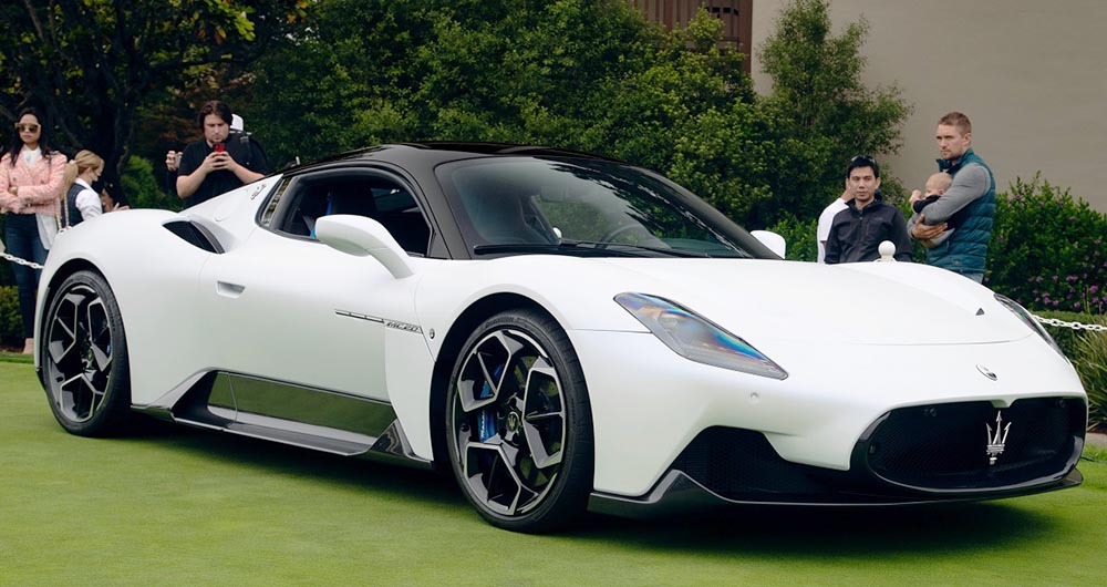 Maserati MC 20 an der Pebble Beach 2021.