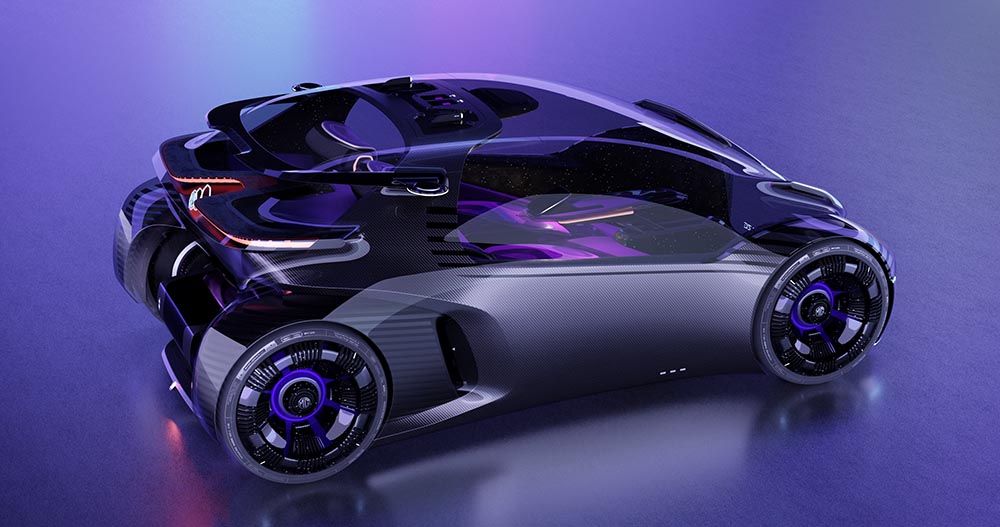 Die Polycarbonat-Hülle des Maze ist an vielen Stellen transparent. 