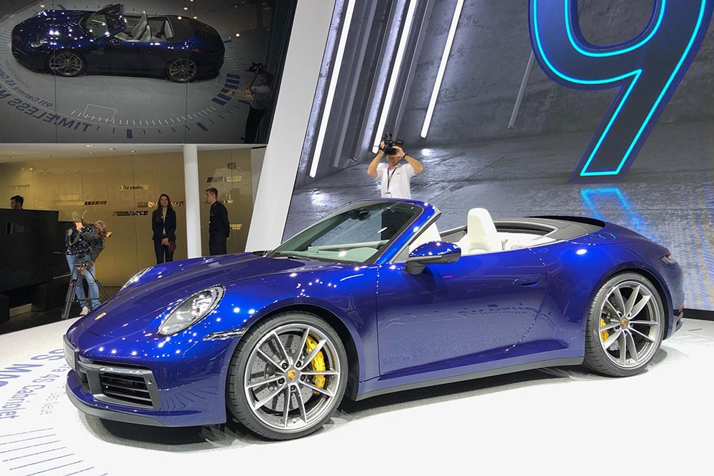 Das 911 Cabrio zählte 2019 zu den großen Genf-Premieren.