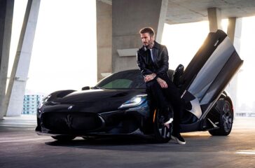 David Beckham Maserati MC20 Photo: James Lipman