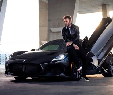 David Beckham Maserati MC20 Photo: James Lipman