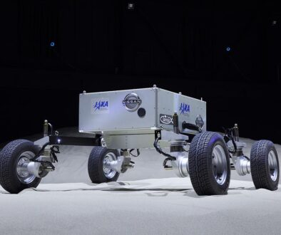 Den Lunar Rover hat Nissan gemeinsam mit der japanischen Weltraumbehörde JAXA entwickelt