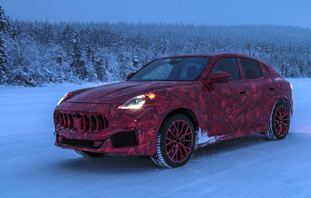 Maserati Grecale Prototyp in Schweden January 2022