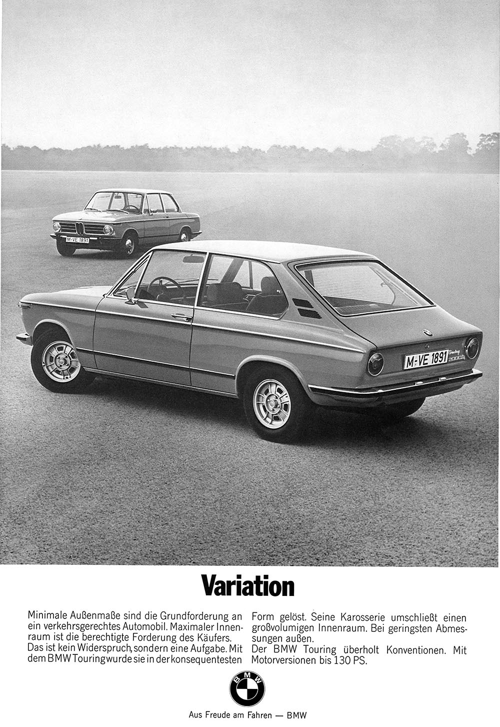 Kompakter BMW mit großer Klappe, das war 1971 eine gelungene Überraschung.