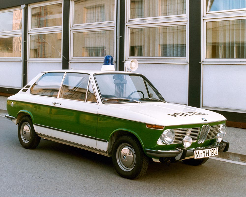 Der BMW Touring eignete sich auch für den Polizeidienst.