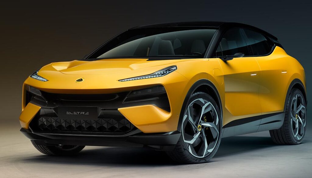 Mit dem Eletre bietet Lotus in seiner 70 Jahre währenden Geschicht zum ersten Mal ein SUV-Modell sowie einen Fünftürer an