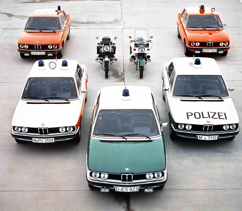 Der BMW 5er verkörperte über viele Jahre hinweg als Einsatzfahrzeug vor allem das Image Bayerns in der Welt.