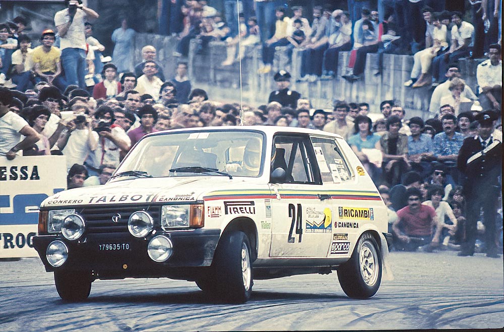 Auf dem Pariser Salon 1982 feiert der Talbot Samba Rallye mit 66 kW/90 PS Weltpremiere.