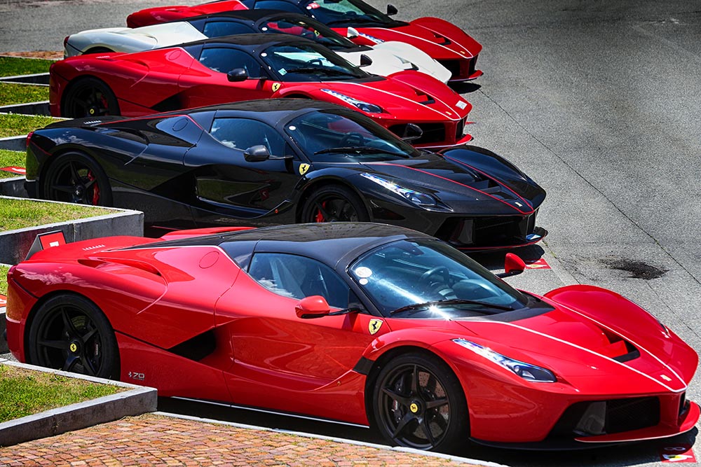 Ferraris haben unter Autofans immer Konjunktur.