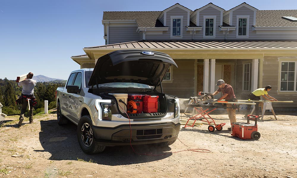 Der Frunk fasst 400 Liter.