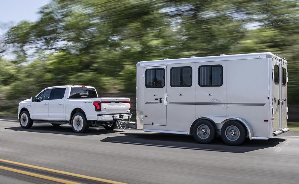 Der Lightning eignet sich als Zugfahrzeug.