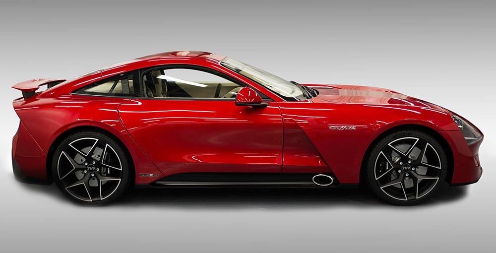 Den neuen TVR Griffith wirds auch elektrisch geben.