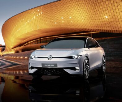 Statt Türgriffe bietet der ID. Aero leuchtende Touchflächen