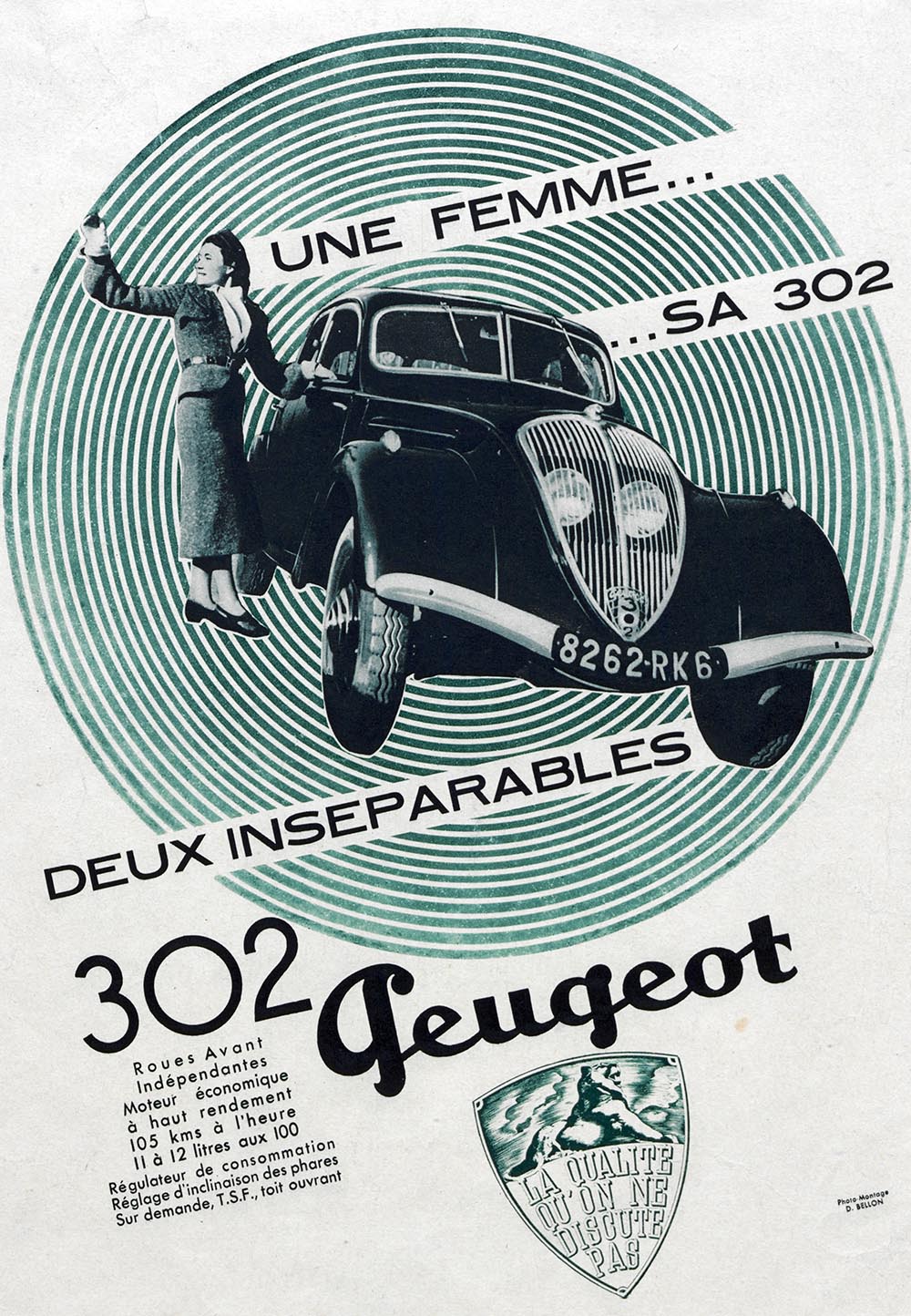 Im August 1936 läuft die Produktion des Peugeot 302 an, der in avantgardistischem, stromlinienförmigem Design gezeichnet ist. 