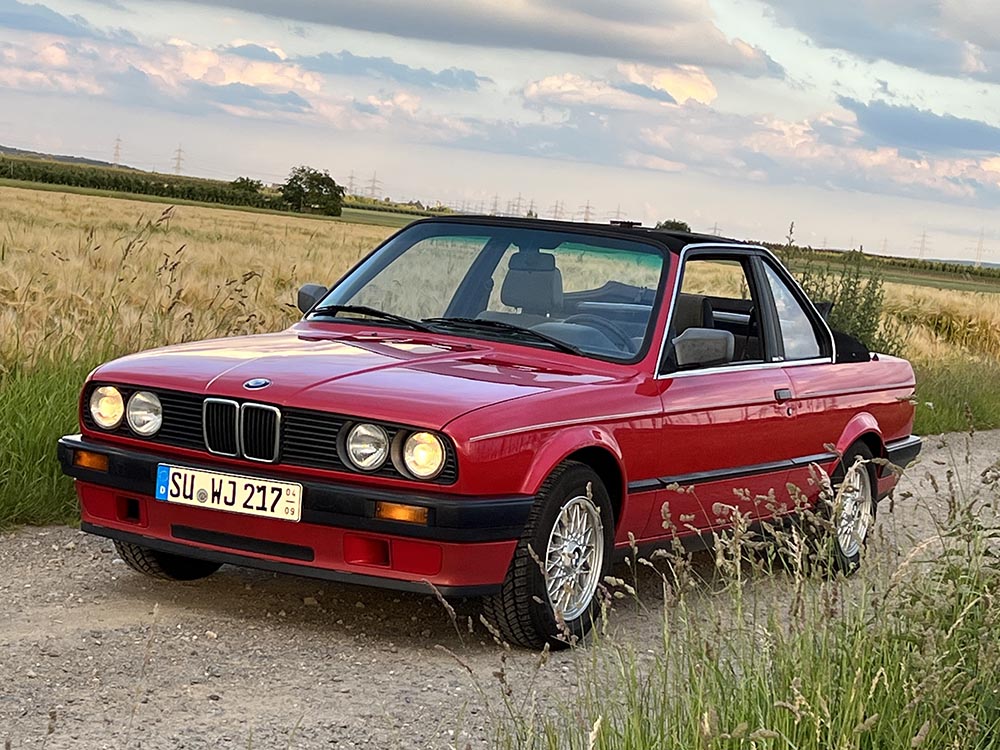 Auch nach dem Facelift wurde der 3er E30 als Baur Cabriolet angeboten.