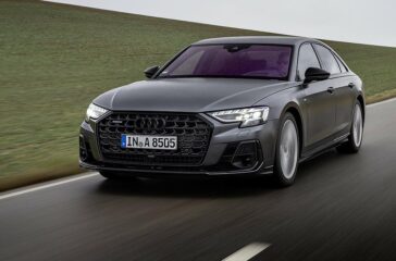 Der Audi A8 ist frisch aufpoliert