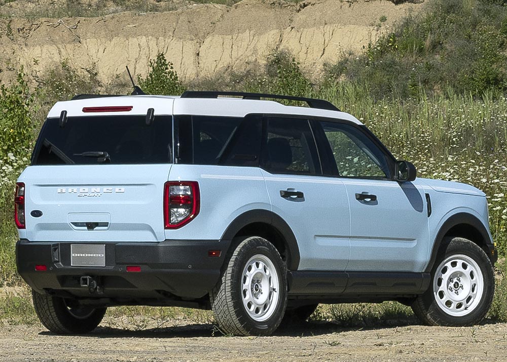 Ford Bronco Sport Heritage Edition.