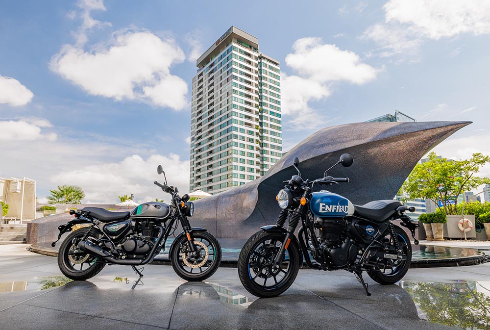 Die Hunter 350 ist ein wendiges, agiles, sehr handliches Motorrad. 