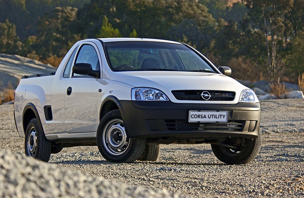 Den Corsa gab es auch in einer Pick-up-Variante.