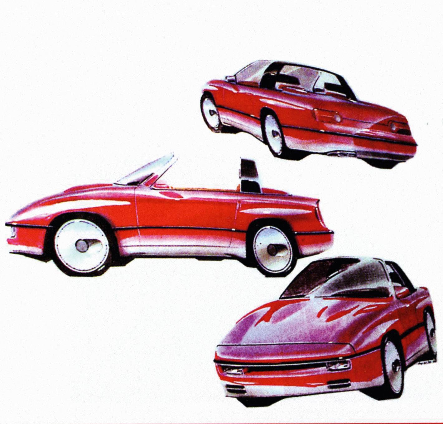 Der X1/9 diente auch bei Mazda als Referenzmodell für die Entwicklung des Roadsters Mazda MX-5, von dem in den Designateliers sogar eine entsprechende Variante mit dynamischem Überrollbügel entstand.