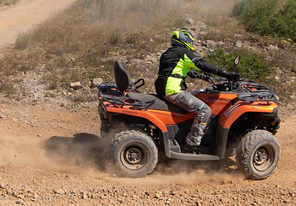 Der CForce 450 ist für eine Person ausgelegt.