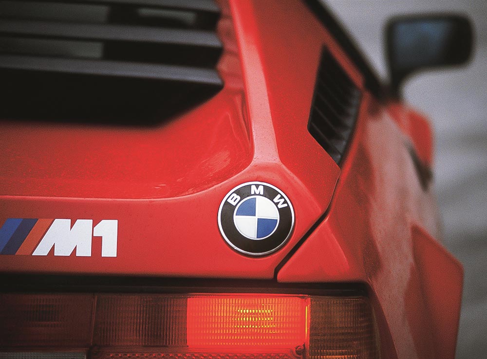 Der M1 ist der ersten BMW, der das M-Logo tragen darf.