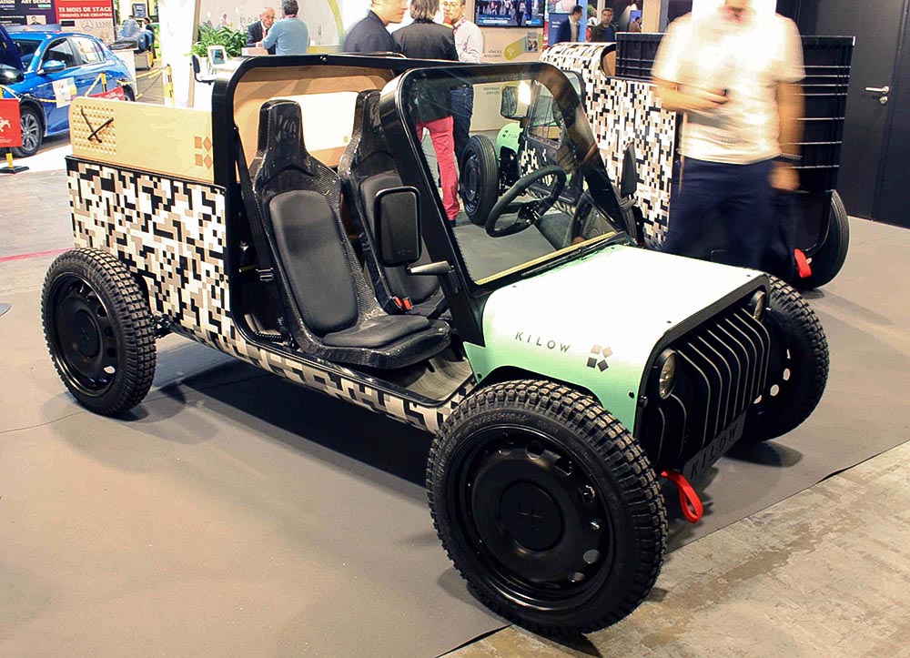 Auf dem Pariser Autosalon hat sich das E-Auto-Start-up Kilow vorgestellt.