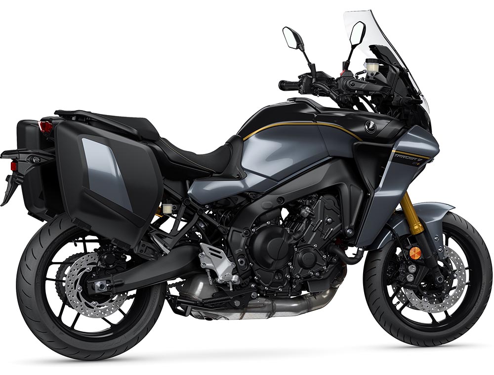 Yamaha präsentiert mit der Tracer 9 GT+ als erster japanischer Hersteller ein Motorrad mit adaptiver Geschwindigkeitsregelung.