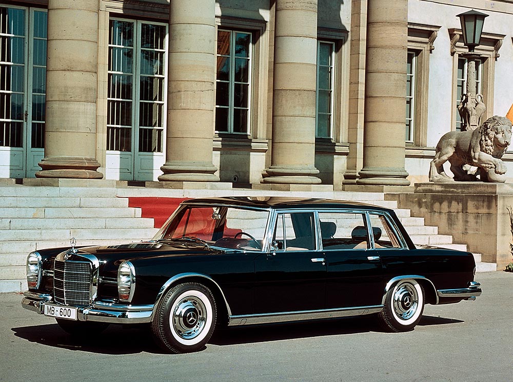 Ein besonderes Prunkstück des Autobaus im Jahr 1963 war der Mercedes-Benz 600 (W 100).