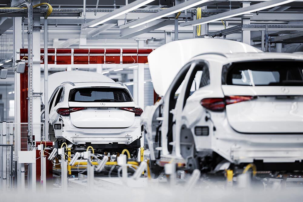 Start der Produktion des neuen Mercedes-Benz GLC im Werk Sindelfingen. Start of production of the new Mercedes-Benz GLC in plant Sindelfingen.