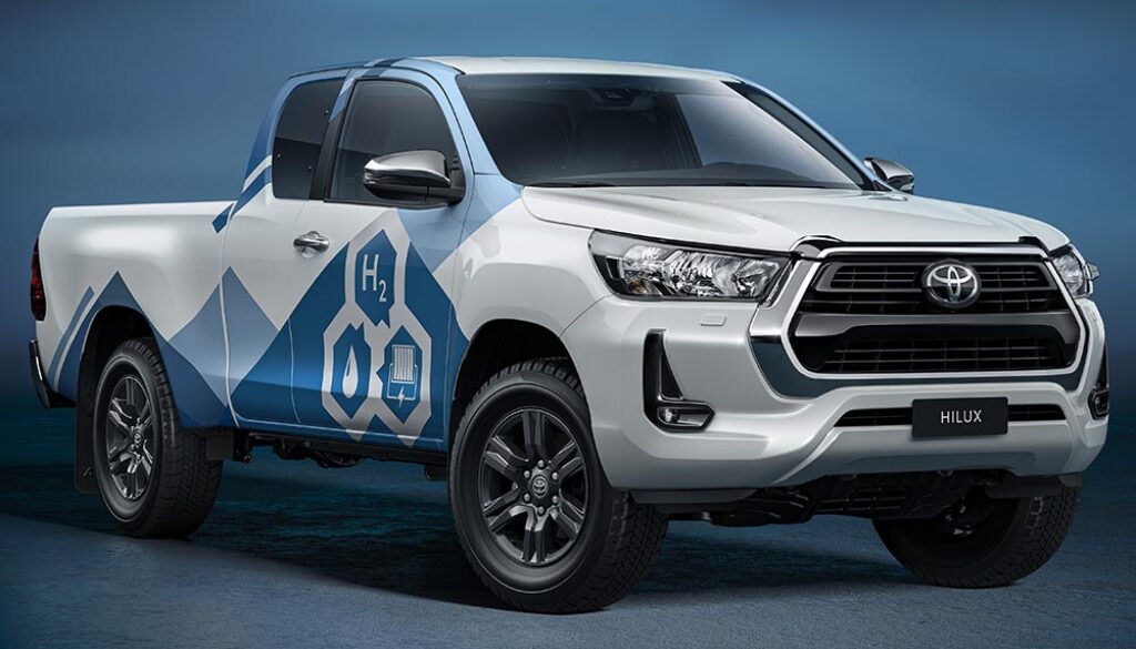 Toyota baut den Hilux zum Wasserstoffauto um