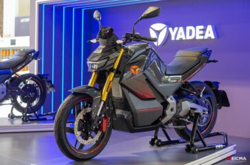 Yadea hat auf der EICMA 2022 mit der Keeness VFD sein erstes Elektro-Motorrad vorgestellt